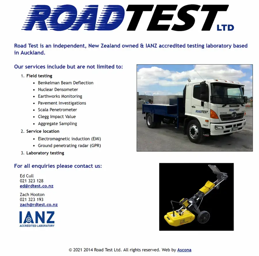 Before website preview for RD Test