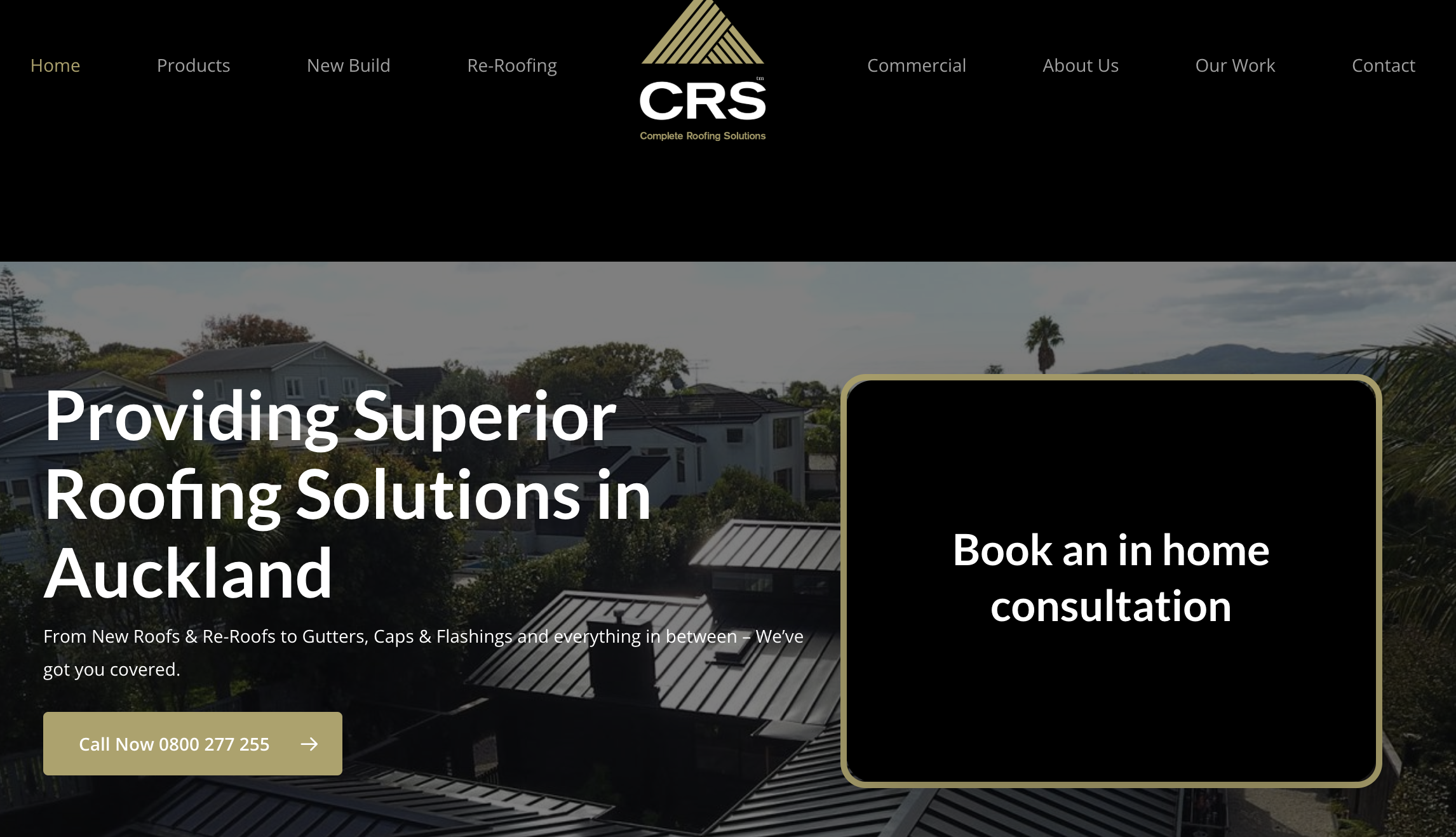 CRS website screenshot