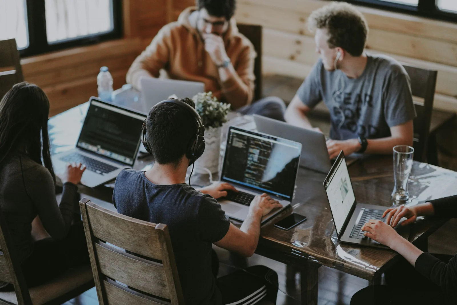 Bluelight team at the office